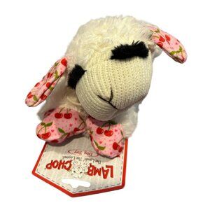 Lamb Chop Cherry Paws & Ears 11" Plush Squeak Dog Toy